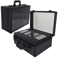 Étui pour cartes gradées - Boîtier durable pour cartes PSA avec serrure à combinaison/TSA/verrou - Boîte de rangement pour cartes gradées à 4 rangées