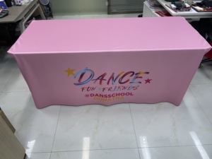 Mantel Rectangular Personalizado de Poliéster Estampado, Estilo Retro, Resistente, para Ferias Comerciales y Eventos - Product Image 4