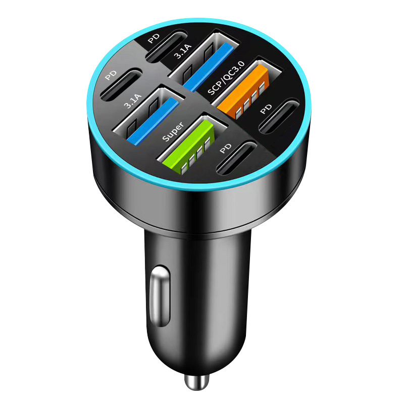 Bolso de carga rápido estupendo del negro OPP de C9 8USB 4PD + 4USB