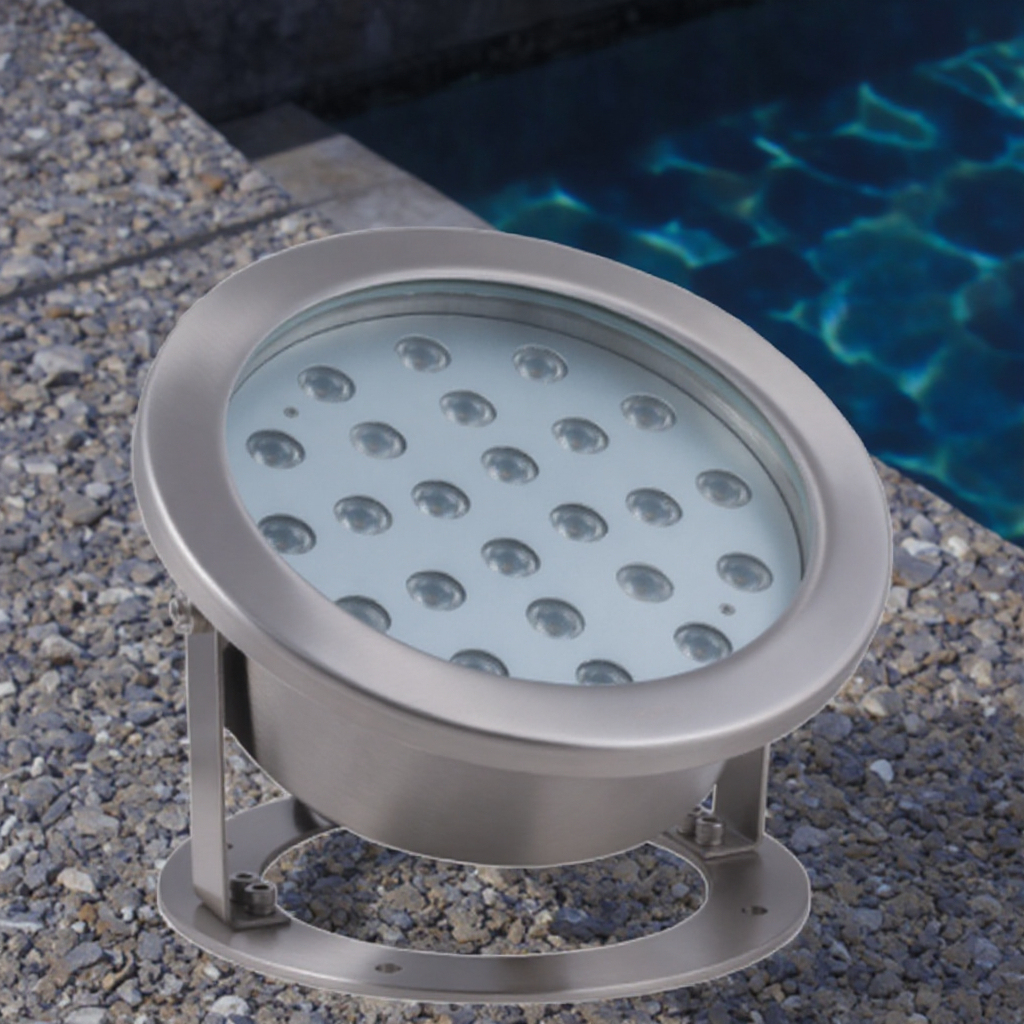 Stylish Stainless Steel IP68 Underwater Pool Lights Enhance Your Water Feature with Spot Light