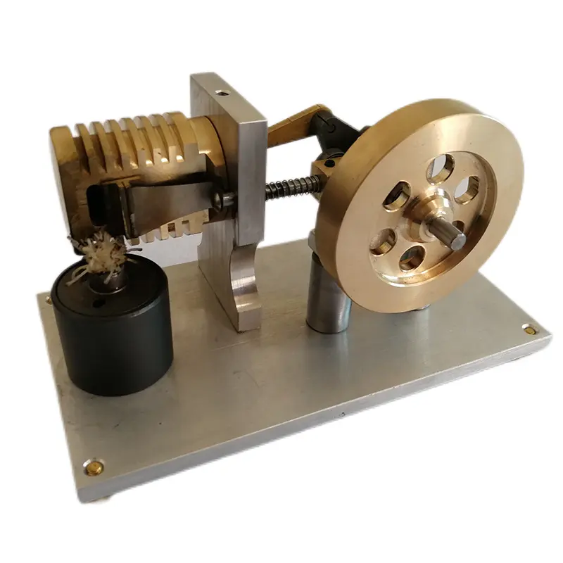 Stirling Vacuum Engine Model Science Education Supplies Micro Generator Steam Metal Car Power Cylinder Scientific Mechanical