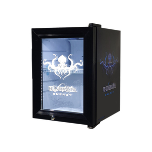 Meisda ตู้แช่เครื่องดื่มพลังงาน SC21ขนาดเล็กพร้อมประตูกระจกโปร่งใส - Product Image 4