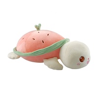 Peluche Tortue Fruit Douce et Mignonne en Coton, Tortue Pastèque, Cadeau pour la Fête des Enfants avec Machine à Pinces, Jouet en Peluche