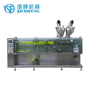 Horizontal Model Sachet Forming Filler Sealer Machine Liquid Water Powder Juice Bag Former Filling Bagging Packing Machine