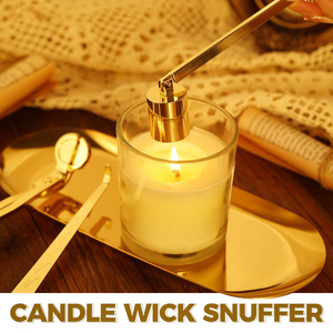 Hot Selling Household Stainless Steel Gold 4-in-1 <b>Candle</b> Care Kit <b>Wick</b> Snuffer Trimmer Set with for Fragrance Accessories - Product Image 3