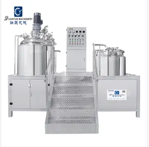 1000 liter homogeneizador stainless steel vacuum reactor liquid emulsifying homogenizer machine Cosmetic homogenizing mixer