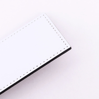 Marque-pages vierges en PU pour sublimation, fournitures scolaires et de bureau, impression photo DIY, logo personnalisé, marque-pages traditionnels en cuir PU avec pompon