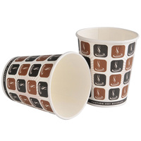 Gobelet en papier à paroi simple, gobelet à café en kraft/blanc, gobelets en papier jetables avec revêtement PE/PLA, gobelet en papier avec logo, 1 oz-22 oz