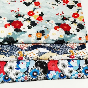 <span class=keywords><strong>Tissu</strong></span> imprimé numérique style <span class=keywords><strong>japonais</strong></span> fleurs de cerisier, prédécoupé, 3 yards/pièce, pour couture DIY, sacs, housses de coussin, jouets pour animaux de compagnie, textiles - Product Image 1
