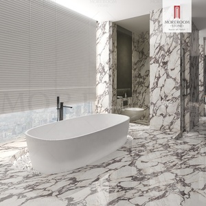 <span class=keywords><strong>Dalle</strong></span> en porcelaine 1600x3200mm Calacatta Viola, effet marbre brillant, pierre frittée <span class=keywords><strong>pour</strong></span> salle de bain et piscine extérieure - Product Image 4