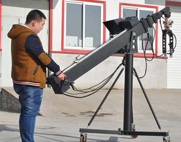 Hot Sale 5m Telescopic Jimmy Jib With Square Shape Motorized Telescopic Arm