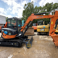 Mini-excavatrice Hitachi ZX50U d'occasion, balayage zéro, Zaxis 50, 5T, 5 tonnes, matériel de construction, excavatrice d'occasion, excavadora