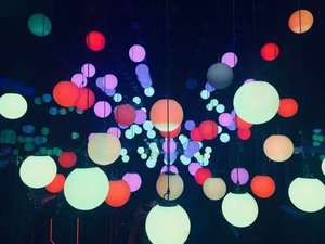 Rigeba DMX Control Disco Dj Stage Winch LED Lift Ball RGB Kinetic Ball Light pour les événements - Product Image 6