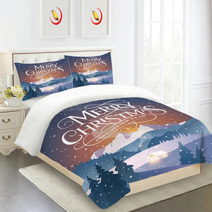 圣诞床上用品套装超细纤维儿童印花<span class=keywords><strong>3</strong></span>件套卧室枕头被套 - Product Image 4