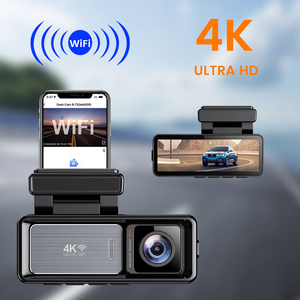 4K WiFi GPS搭載 デュアルレンズ 前後カメラ 車載カメラ アプリ制御 ナイトビジョン GPSログ トラッキング タイムラプス機能付き - Product Image 2
