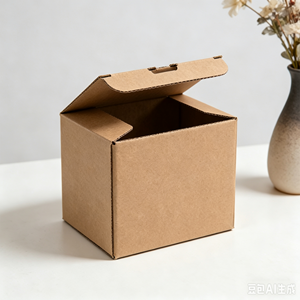 Caja de Cartón Extra Resistente con Cierre sin Pegamento, Caja Postal de Tres a Cinco Capas para Exposiciones, Materiales Reciclados - Product Image 2