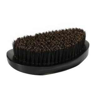 Spazzola sintetica all'ingrosso della barba di <span class=keywords><strong>rasatura</strong></span> del sisal di pulizia facciale del barbiere di legno della curva ecologica - Product Image 3