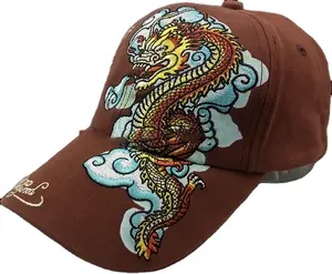 Produttori di drago totem ricamo berretto da Baseball personalizzato logo in metallo fibbia di cotone prepotente berretto da baseball