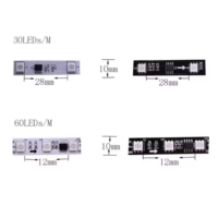 Bande lumineuse LED RVB adressable 12V WS2811, éclairage intérieur flexible avec indice de protection IP20, dimmable