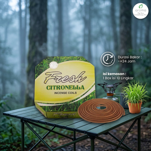 Bobines d'encens au bois de santal parfumées à la citronnelle, formule longue durée pour répulsif anti-moustiques et tranquillité domestique, 100% naturelles - Product Image 3
