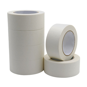 Ruban <span class=keywords><strong>de</strong></span> <span class=keywords><strong>masquage</strong></span> crêpé blanc imprimé sur mesure, large, imperméable, activé par l'eau, 50 mm, pour <span class=keywords><strong>peinture</strong></span> et art, vente en gros - Product Image 1