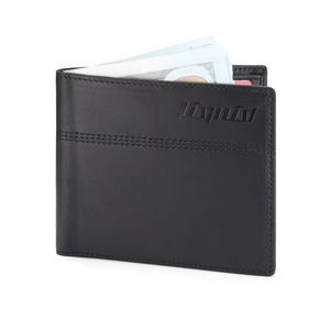 Men's <b>Wallet</b> Black Cowhide Short Style Multi Functional Card <b>Holder</b> Everyday Use Waterproof - Product Image 1