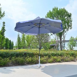 Parasol de plage à baleines en fibre de verre de 150 cm de rayon, résistant au vent, protection UV, pour usage quotidien en extérieur - Product Image 2