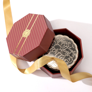 cosmetic packaging <b>gift</b> <b>box</b> in hexagon with custom logo cosmetic packaging paper boxes - Product Image 5