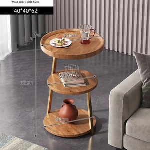 Home Hotel leggero di lusso a tre piani <span class=keywords><strong>tavolino</strong></span> da <span class=keywords><strong>salotto</strong></span> di piccole dimensioni <span class=keywords><strong>divano</strong></span> accanto al <span class=keywords><strong>tavolino</strong></span> da caffè ad angolo nordico - Product Image 5