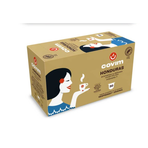 30 Capsule Covim Honduras Auto-Proteggenti Compatibili Nespresso [0,16 g/Capsula] per Macchine Monodose Manuali - Product Image 1