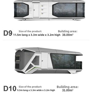 Casa Modular Prefabricada Tipo Cápsula Espacial para Exteriores, Casa Móvil, Cabaña Tipo Apple para Zonas Turísticas, Caseta de Vigilancia, Puesto de Venta Moderno - Product Image 6