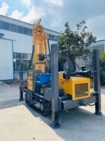 Vente directe usine – Foreuse hydraulique diesel pour puits d'eau et mines, pompe à pulvérisation haute pression, pompe à eau sur roues, 260 m