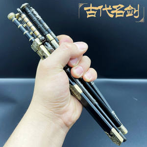 Wowei 12cm y 22cm <span class=keywords><strong>palabra</strong></span> Qin ShiHuang espada Mini MODELO DE Metal antiguo - Product Image 2