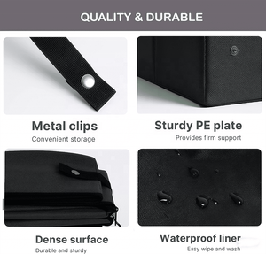 Leichte enthalten Abfall und Geruch Faltbare Haustiers treu Tragbare Kitty Katze Reise Katzen toilette mit Deckel für Autofahrten, Hotel Stay - Product Image 3