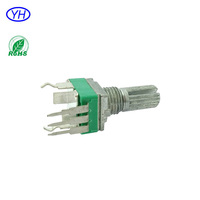 Hochwertiger RV09 9mm Drehpotentiometer für Audioverstärker 10kΩ 10k 50k 100K 500K 1M Potentiometer 10KB Andere Potentiometer