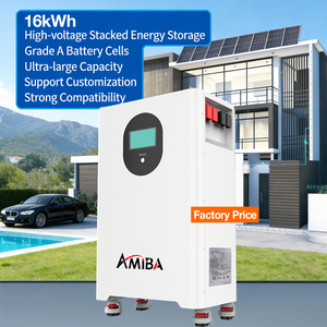 Factory Price 16kWh Wall Mounted Solar Lithium <b>Batteries</b> Powerwall <b>48V</b> 200Ah 10kWh <b>Battery</b> for Solar Panels HES28FT <b>48v</b> - Product Image 1