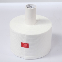 Serviette de lavage du visage en rouleau imprimée non tissée, coton biologique, lingettes nettoyantes jetables pour le visage
