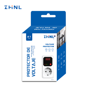 ZHNL AC 230V 50Hz Aanpasbare Kleuren Duurzame Elektrische Enkelfasige Stekker Slimme Digitale Instelbare Spanningsbeveiliger - Product Image 6