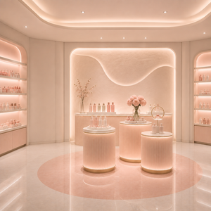 Meubles sur mesure pour magasin de beauté, vitrine de présentation de cosmétiques, solution de design d'intérieur pour boutique de maquillage - Product Image 6