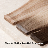 Colle Gel Cola PU pour Extensions de Cheveux Adhésives, Extensions Injectées, Fioox, Toupet, Compléments Capillaires – Pas Besoin de Mélanger la Colle