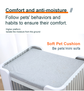 BAQTALE yüksek kalite rahat plastik köpek kulübesi yatak kapalı Pet evler ve mobilya - Product Image 4