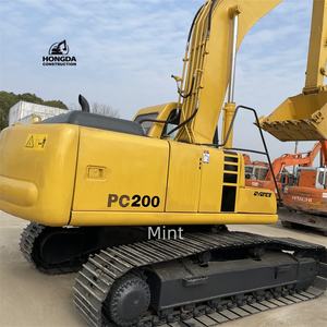 Japón Original Komatsu PC200 Excavadora grande Excavadora hidráulica sobre orugas Komatsu PC200/PC70 para la venta - Product Image 3
