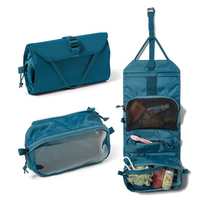 Neceser de Viaje Enrollable para Artículos de Aseo, con Cierre de Cremallera, Material de Poliéster, Personalizable con Letras, Bolsa de Maquillaje Colgante para Mujeres y Hombres - Product Image 1