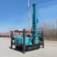 Prix usine – Nouvelle plateforme de forage de puits d'eau portable à moteur diesel JTQZ-300B, type chenillé, marque Jutop, avec pompe et moteur agricole