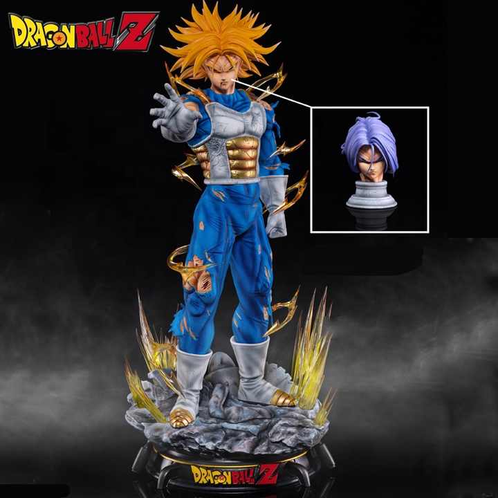 Dragon Ball Z Figuras Anime, Figurinha de Ação Trunks do Futuro, Super  Saiyan PVC Estátua, Modelo Colecionável, Brinquedos de Decoração, Presente,  30cm - AliExpress