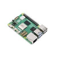 Raspberry Pi 5, 8 GB de RAM, Procesador BCM2712 de 2.4 GHz, Cuatro Núcleos, 64 Bits para CPU Cortex-A76, Placa de Desarrollo, Inteligencia Artificial