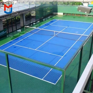 Modern <strong>3x3</strong> Portable Basketball Court Mat Interlocking PP Flooring with Anti-Slip Feature for Outdoor Sports or Workshops - Product Image 1