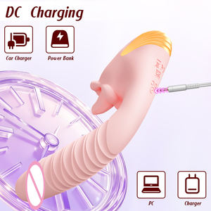 Yetişkin oyuncaklar G Spot klitoral yalama vibratör, su geçirmez şarj edilebilir yetişkin seks oyuncakları, çift için silikon klitoral stimülatör - Product Image 3