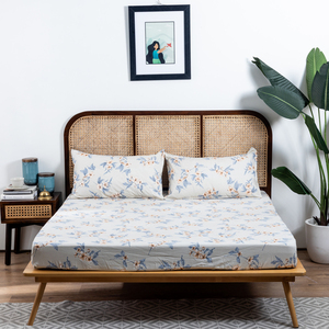 Offre Spéciale – Magnifique Housse de Couette en Coton Imprimé Style Hôtelier Moderne pour Lit Double, 300 Fils, Écologique, avec 2 Taies d'Oreiller - Product Image 1