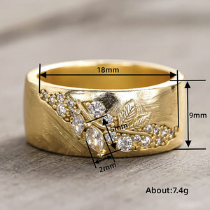 Anello Vintage a Forma di Ramo per Donne, Gioiello Minimalista Ispirato alla Natura - Product Image 4